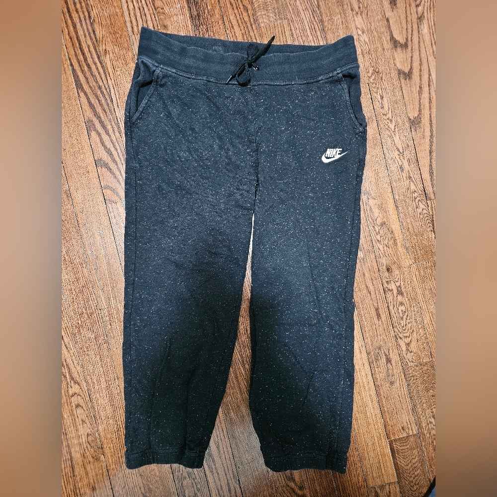 Nike Speckled Black Jogger Sweatpants